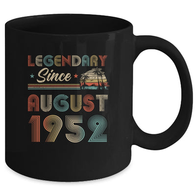 70th Birthday 70 Years Old Legendary Since August 1952 Mug | siriusteestore