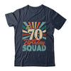 70th Birthday Squad Vintage Retro Funny 70 Year Old Birthday Shirt & Hoodie | siriusteestore