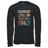 75 Years Old Legendary Since February 1948 75th Birthday Shirt & Hoodie | siriusteestore