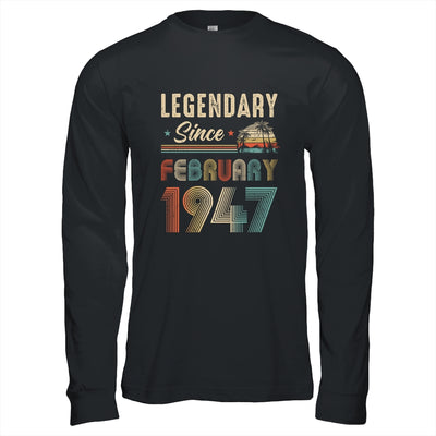 75 Years Old Legendary Since February 1948 75th Birthday Shirt & Hoodie | siriusteestore