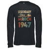 75 Years Old Legendary Since June 1948 75th Birthday Shirt & Hoodie | siriusteestore