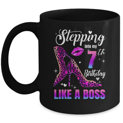7 And Fabulous High Heels Stepping Into My 7th Birthday Mug | siriusteestore