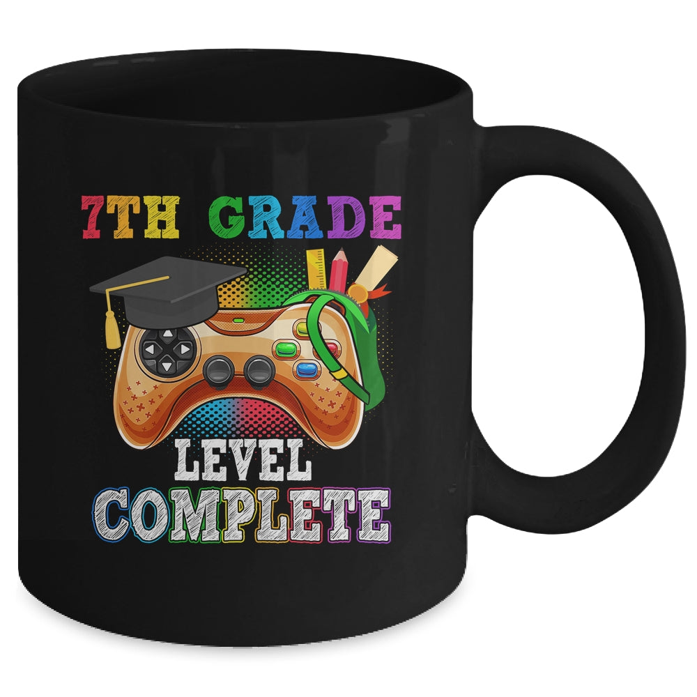 7th Grade Level Complete Last Day Of School Graduation Mug | siriusteestore