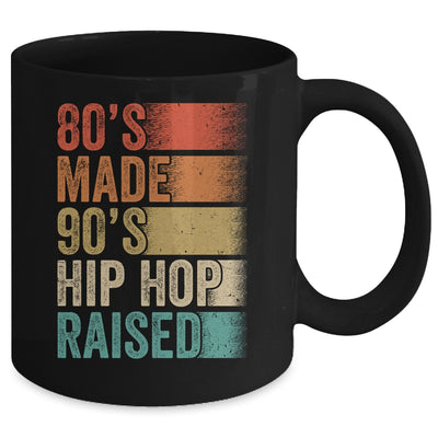 80's Made 90's Hip Hop Raised Funny Retro Vintage Mug | siriusteestore