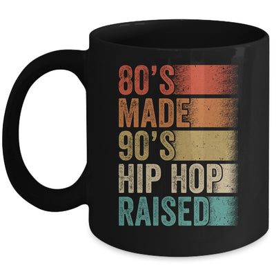 80's Made 90's Hip Hop Raised Funny Retro Vintage Mug | siriusteestore