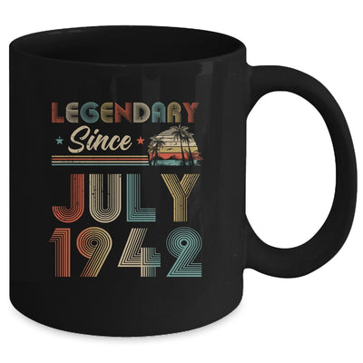 80th Birthday 80 Years Old Legendary Since July 1942 Mug | siriusteestore