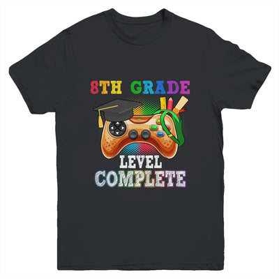 8th Grade Level Complete Last Day Of School Graduation Youth Shirt | siriusteestore