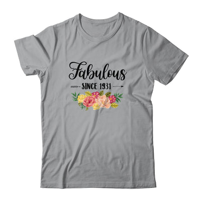 90th Birthday Gifts Women 90 Year Old Fabulous Since 1931 Shirt & Tank Top | siriusteestore