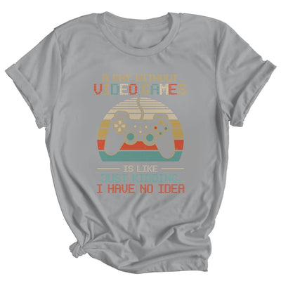 A Day Without Video Games Teenagers Gamer Funny Gaming Shirt & Hoodie | siriusteestore