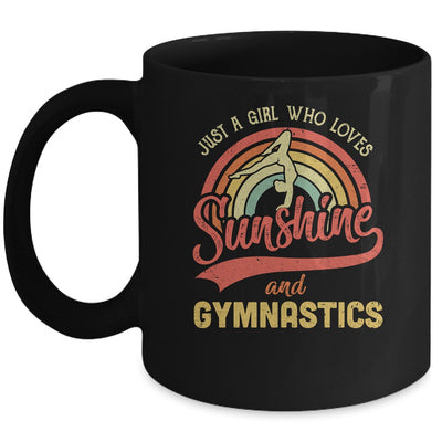 A Girl Who Loves Sunshine And Gymnastics Mug | siriusteestore
