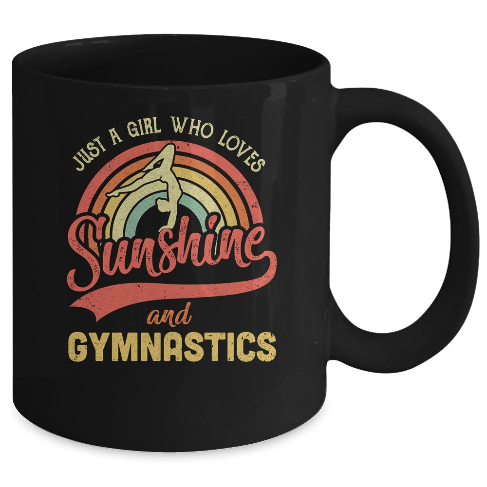 A Girl Who Loves Sunshine And Gymnastics Mug | siriusteestore
