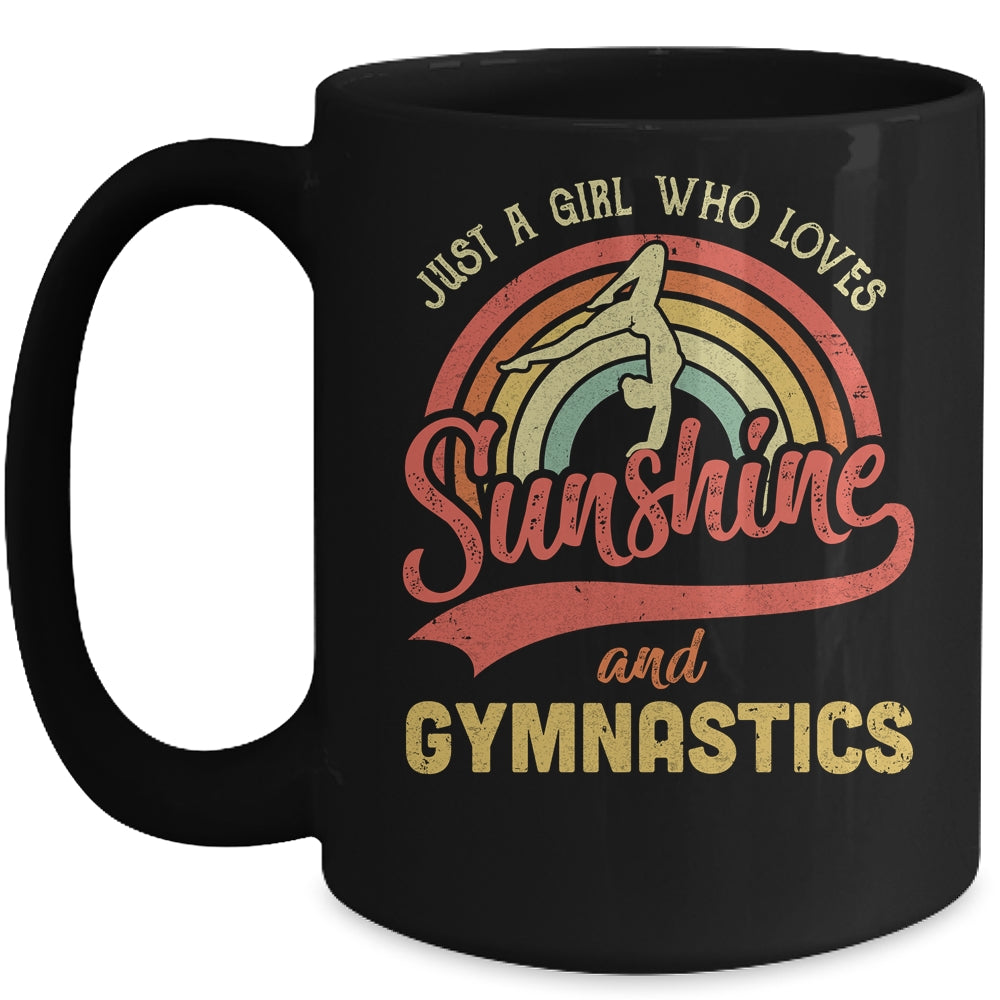 A Girl Who Loves Sunshine And Gymnastics Mug | siriusteestore