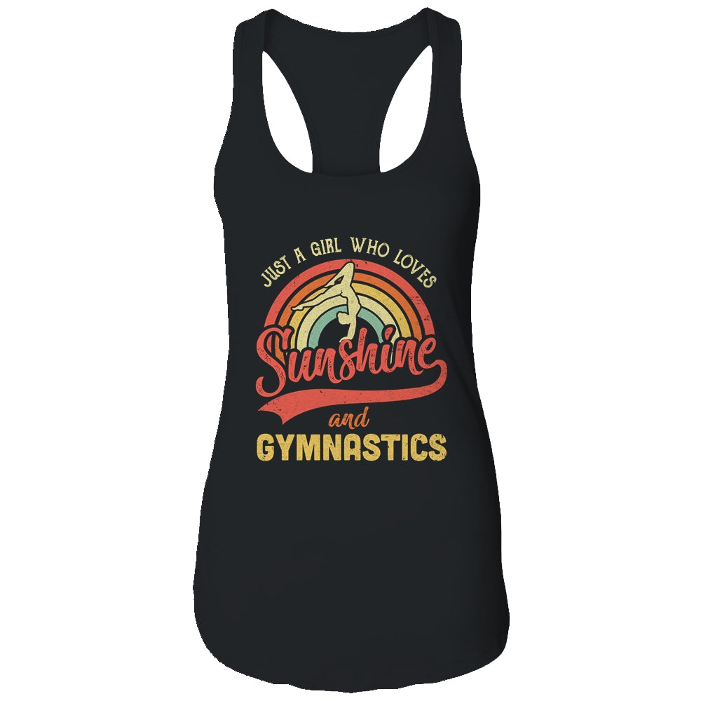 A Girl Who Loves Sunshine And Gymnastics Shirt & Tank Top | siriusteestore