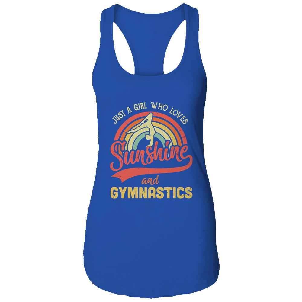 A Girl Who Loves Sunshine And Gymnastics Shirt & Tank Top | siriusteestore