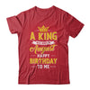 A King Was Born In August Happy Birthday To Me Shirt & Hoodie | siriusteestore