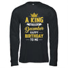 A King Was Born In December Happy Birthday To Me Shirt & Hoodie | siriusteestore
