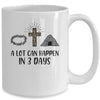 A Lot Can Happen In 3 Days Christians Bibles Easter Day Mug | siriusteestore