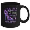 A Queen Was Born In February Cute Birthday Girls Women Mug | siriusteestore