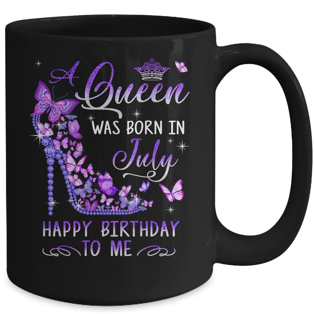 A Queen Was Born In July Cute Birthday Girls Women Mug | siriusteestore