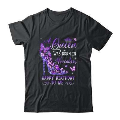 A Queen Was Born In November Cute Birthday Girls Women Shirt & Tank Top | siriusteestore