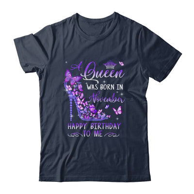 A Queen Was Born In November Cute Birthday Girls Women Shirt & Tank Top | siriusteestore