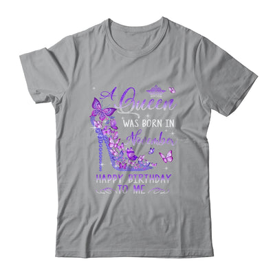 A Queen Was Born In November Cute Birthday Girls Women Shirt & Tank Top | siriusteestore