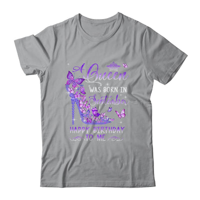 A Queen Was Born In September Cute Birthday Girls Women Shirt & Tank Top | siriusteestore