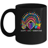 Accept Love Understand Autism Awareness Support Rainbow Mug | siriusteestore