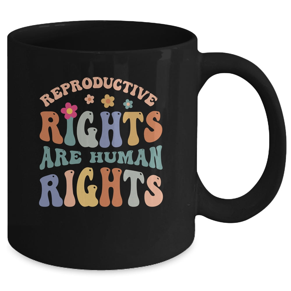 Aesthetic Reproductive Rights Are Human Rights Feminist Tie dye Mug | siriusteestore