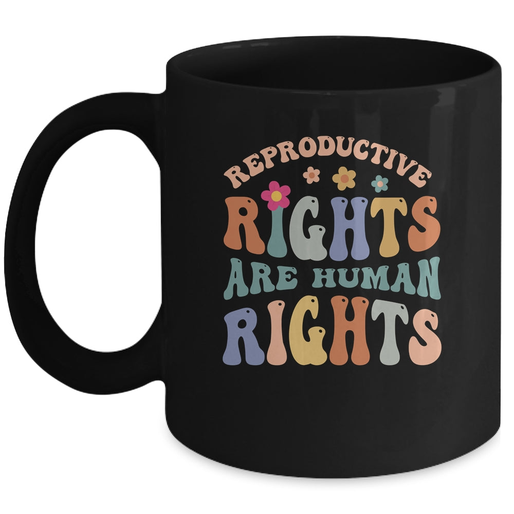 Aesthetic Reproductive Rights Are Human Rights Feminist Tie dye Mug | siriusteestore