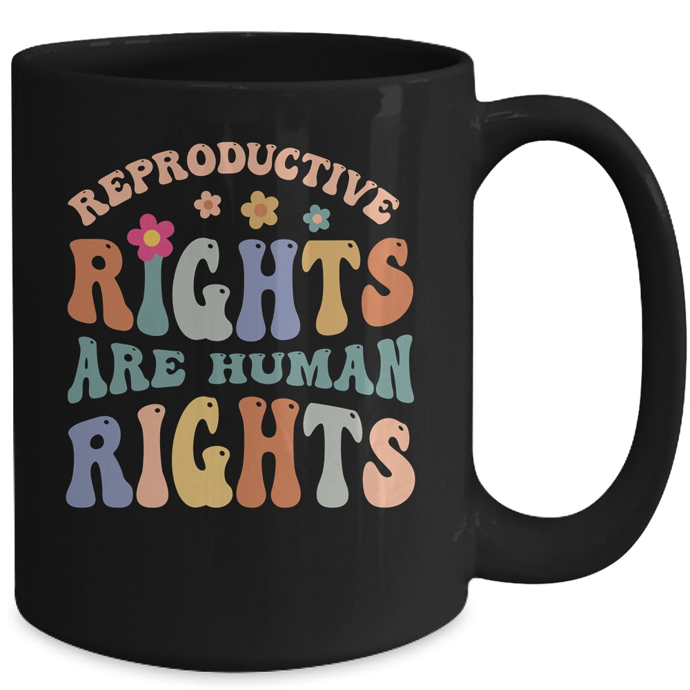Aesthetic Reproductive Rights Are Human Rights Feminist Tie dye Mug | siriusteestore