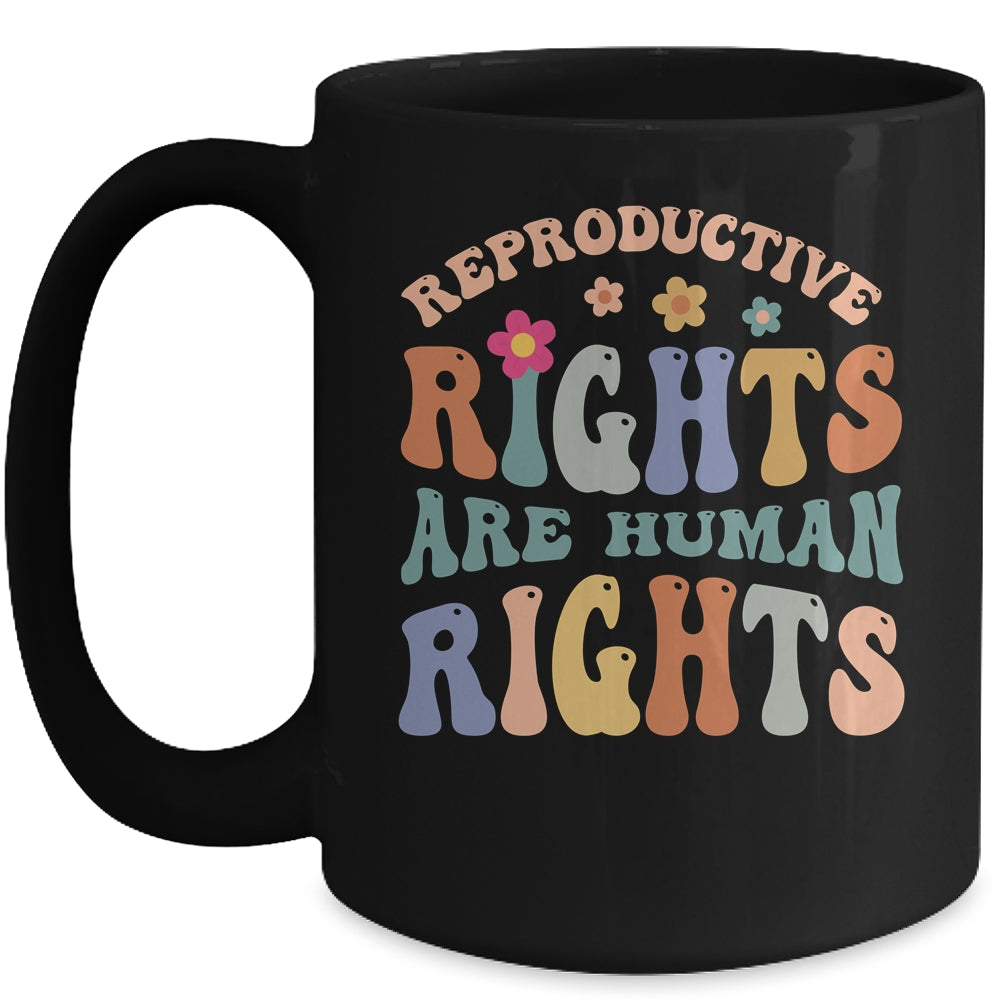 Aesthetic Reproductive Rights Are Human Rights Feminist Tie dye Mug | siriusteestore