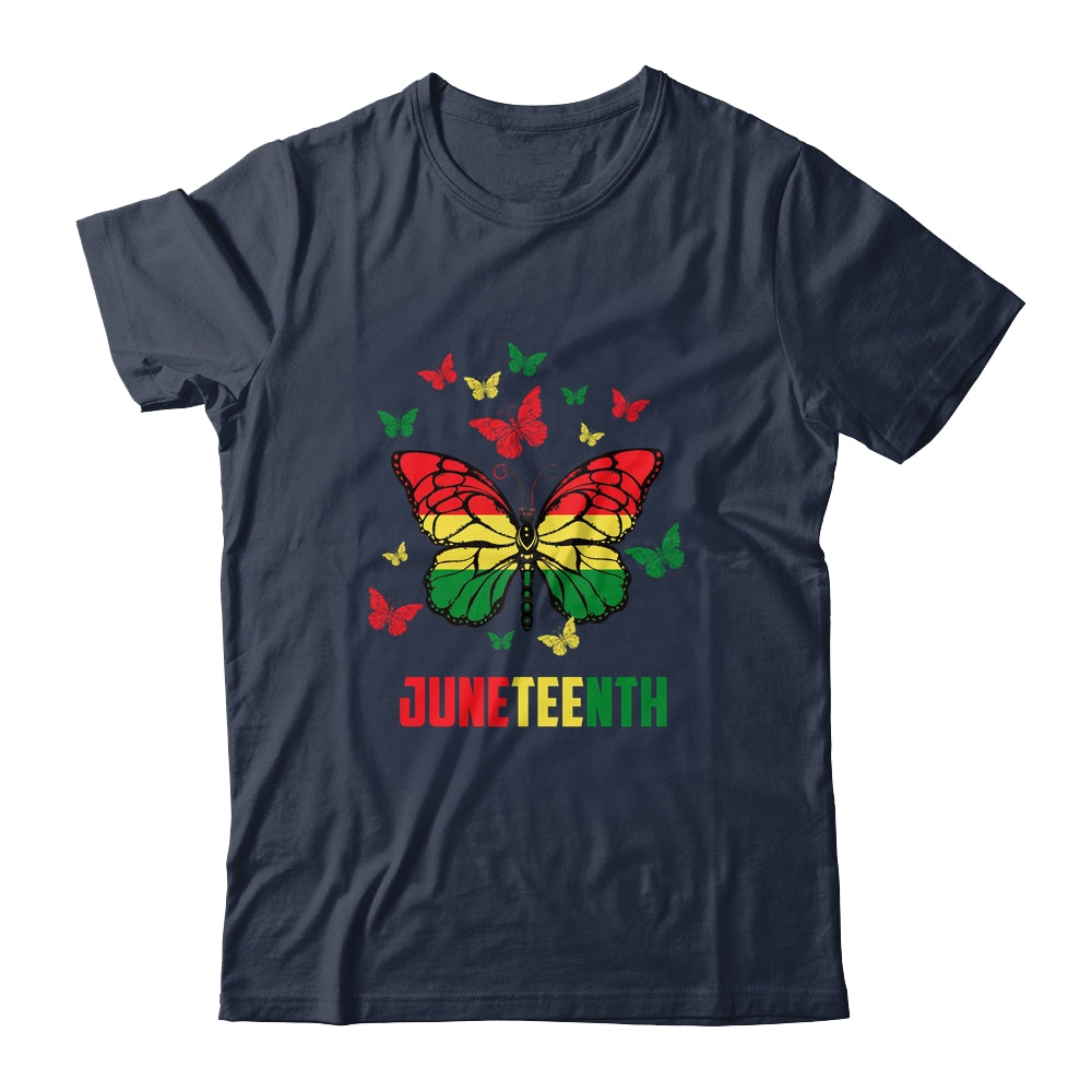 African American Freedom Black Pride Juneteenth Butterfly Shirt & Tank Top | siriusteestore