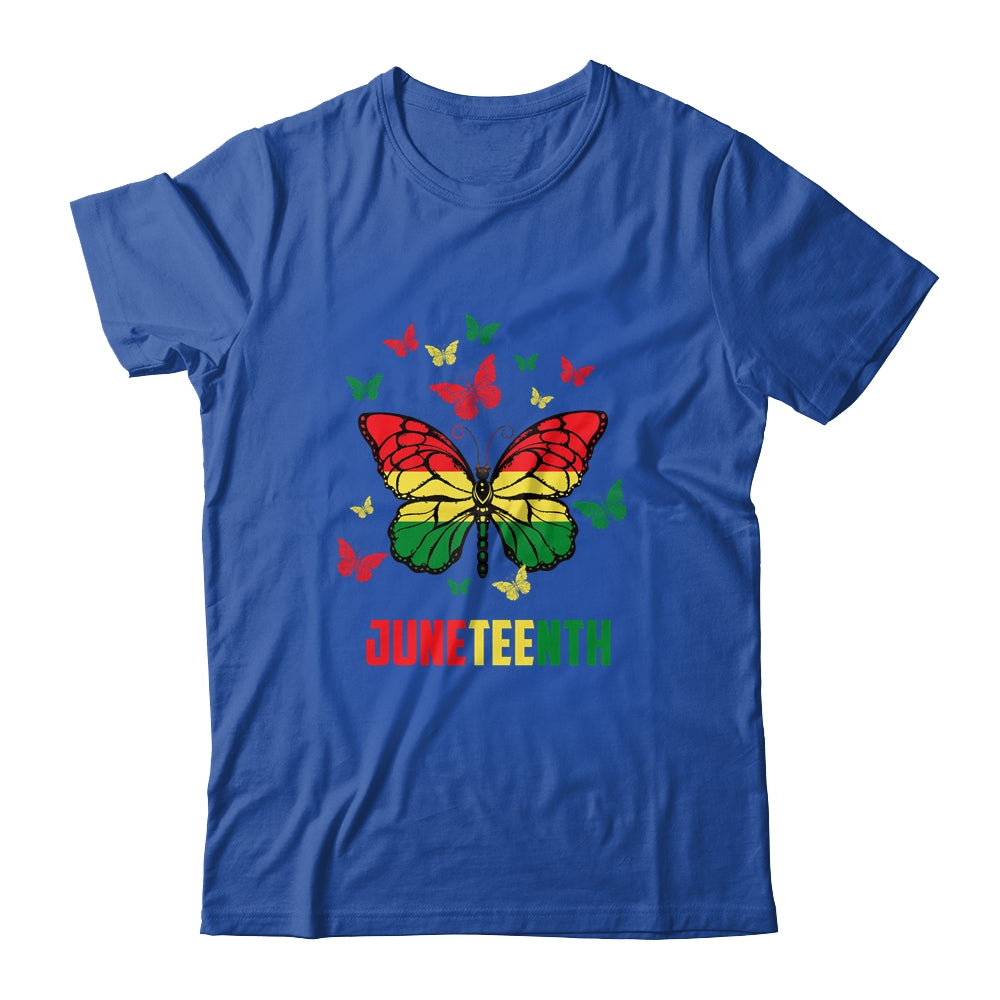 African American Freedom Black Pride Juneteenth Butterfly Shirt & Tank Top | siriusteestore