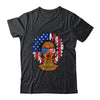 Afro Sunflower African American 4th Of July Melanin Shirt & Tank Top | siriusteestore