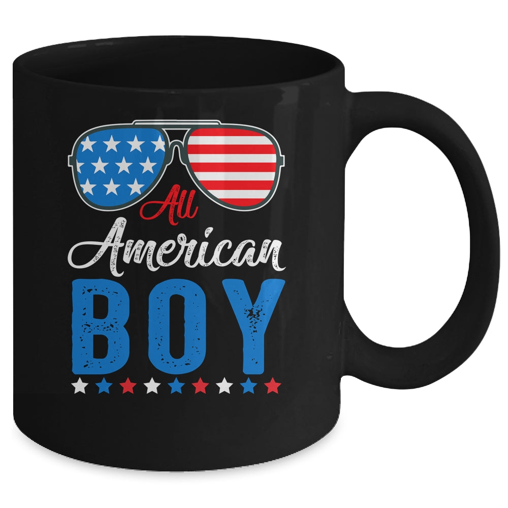 All American Boy 4th Of July Boy Kids Teens Sunglasses Mug | siriusteestore