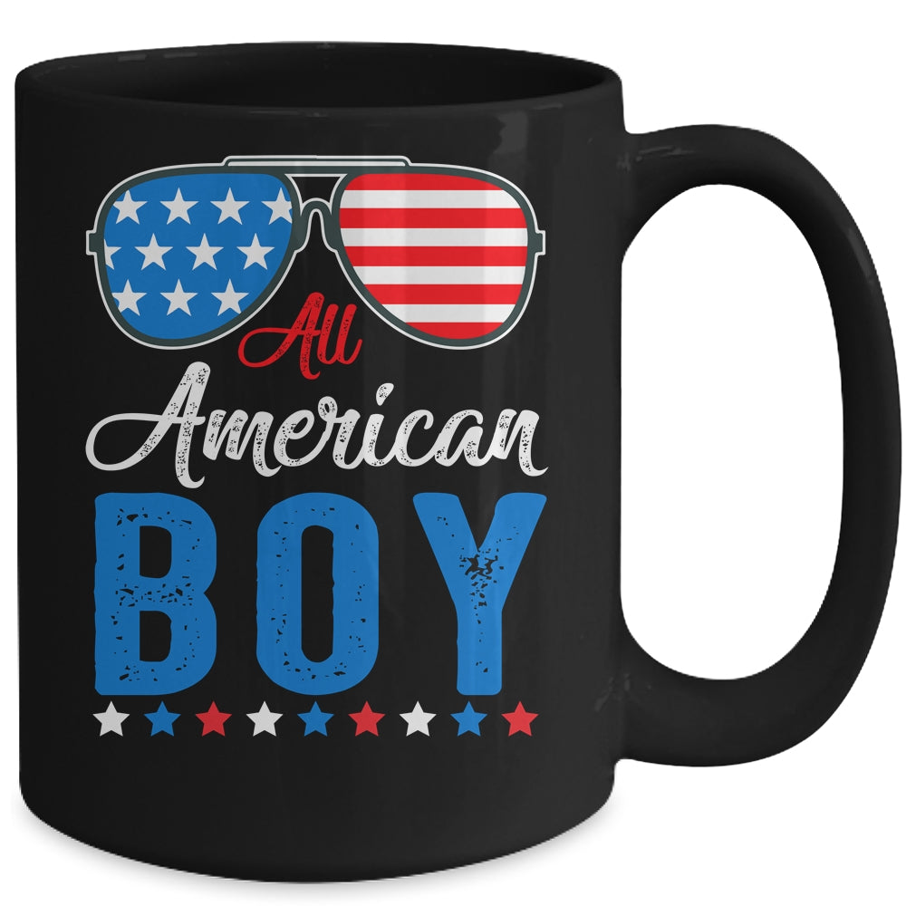 All American Boy 4th Of July Boy Kids Teens Sunglasses Mug | siriusteestore