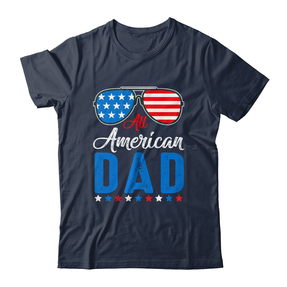 All American Dad 4th of July Independence Men Daddy Shirt & Hoodie | siriusteestore