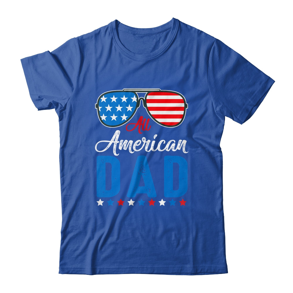 All American Dad 4th of July Independence Men Daddy Shirt & Hoodie | siriusteestore
