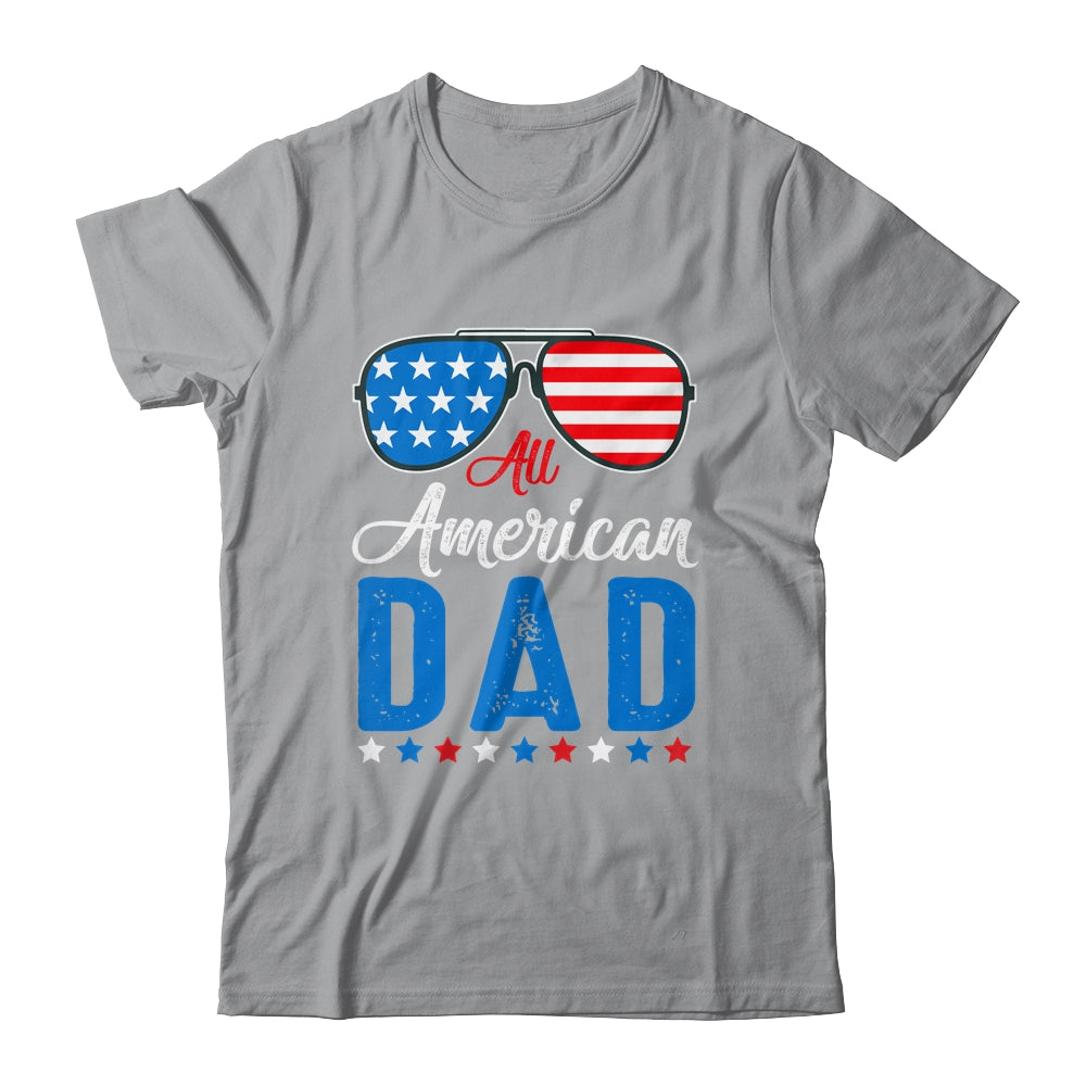 All American Dad 4th of July Independence Men Daddy Shirt & Hoodie | siriusteestore
