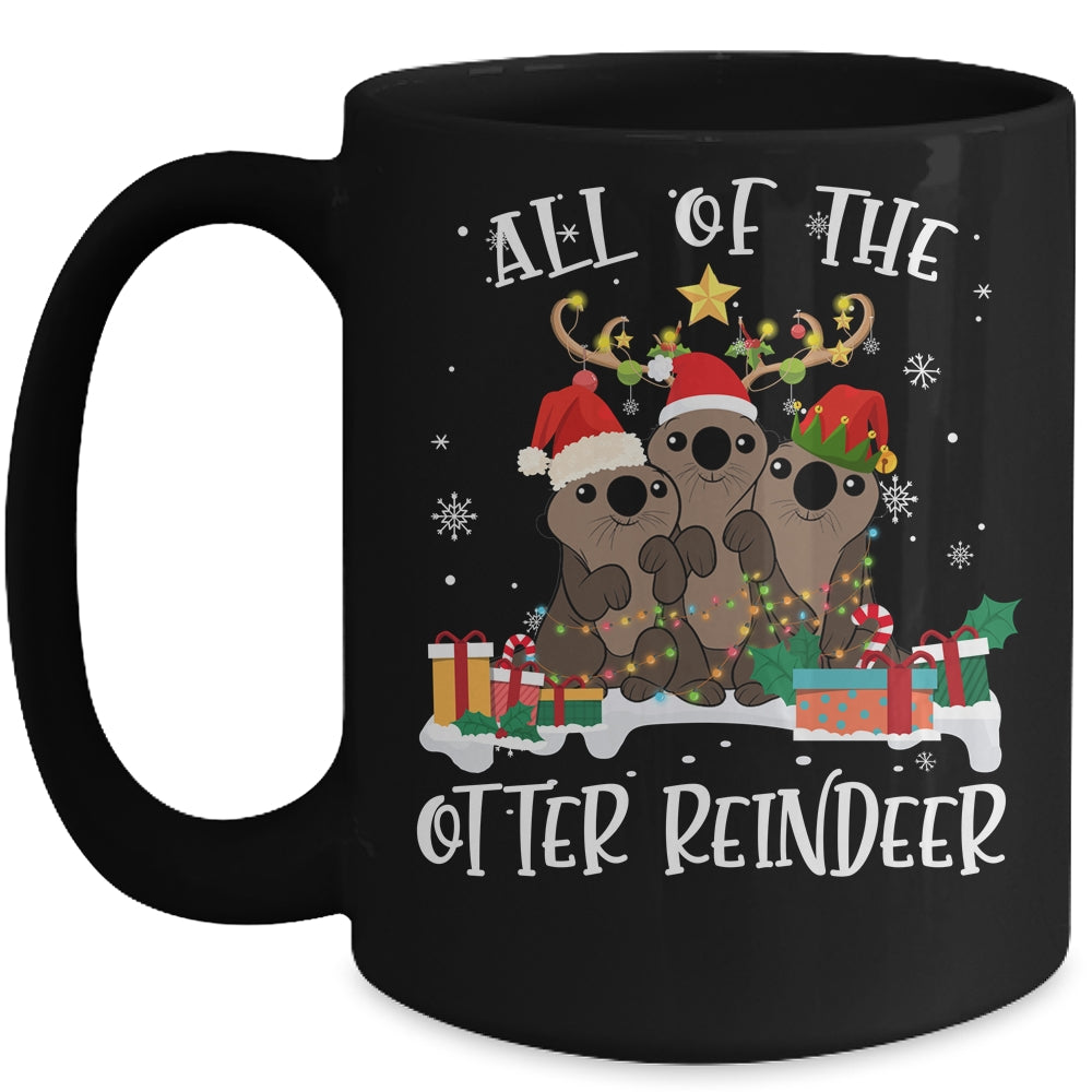 All Of The Otter Reindeer Deer Christmas Xmas Gift Mug | siriusteestore