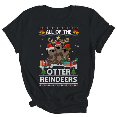 All Of The Otter Reindeer Ugly Christmas Sweater Gift Shirt & Sweatshirt | siriusteestore