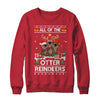 All Of The Otter Reindeer Ugly Christmas Sweater Gift Shirt & Sweatshirt | siriusteestore