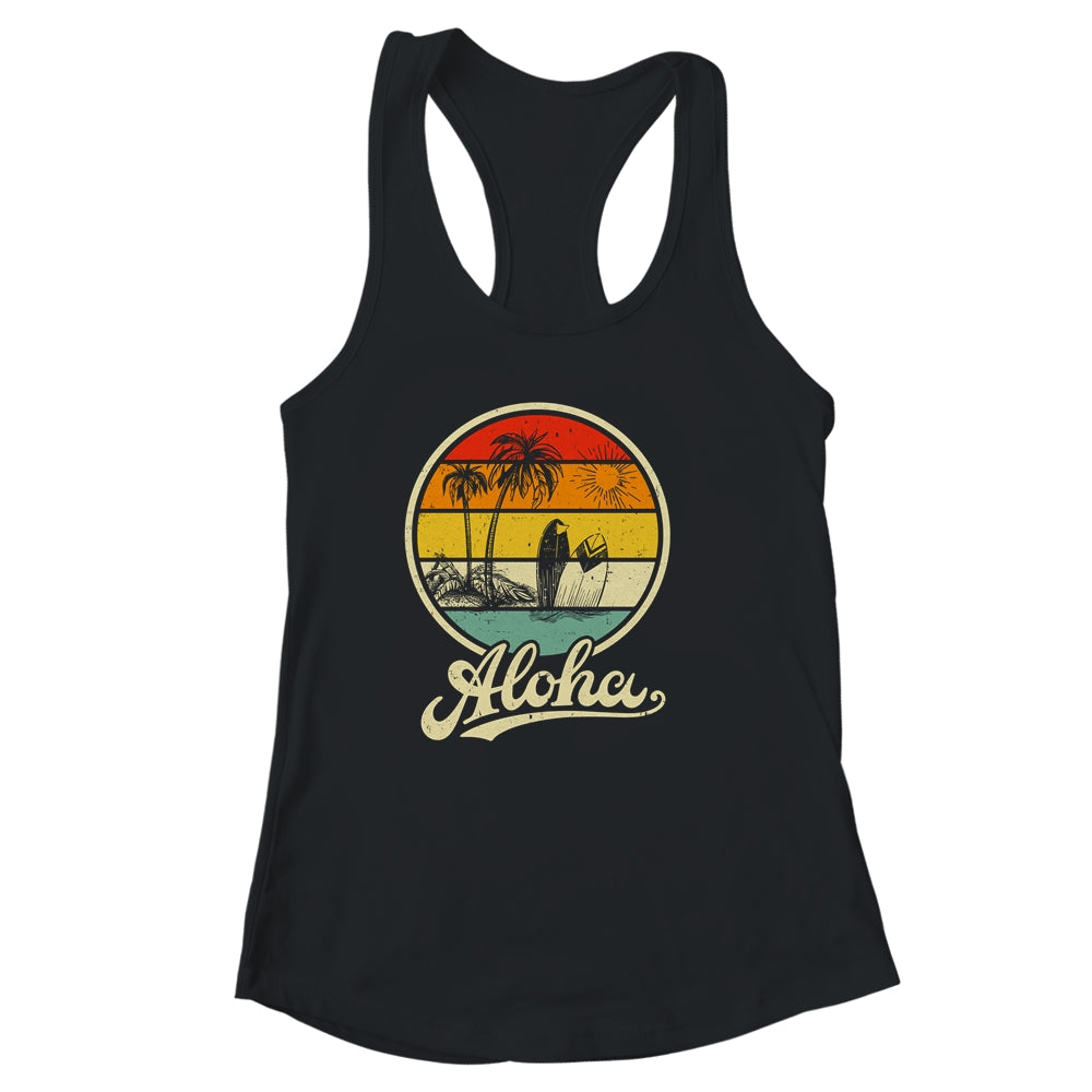Aloha Hawaii Hawaiian For Boys Girls Palm Tree Surf Shirt & Tank Top | siriusteestore