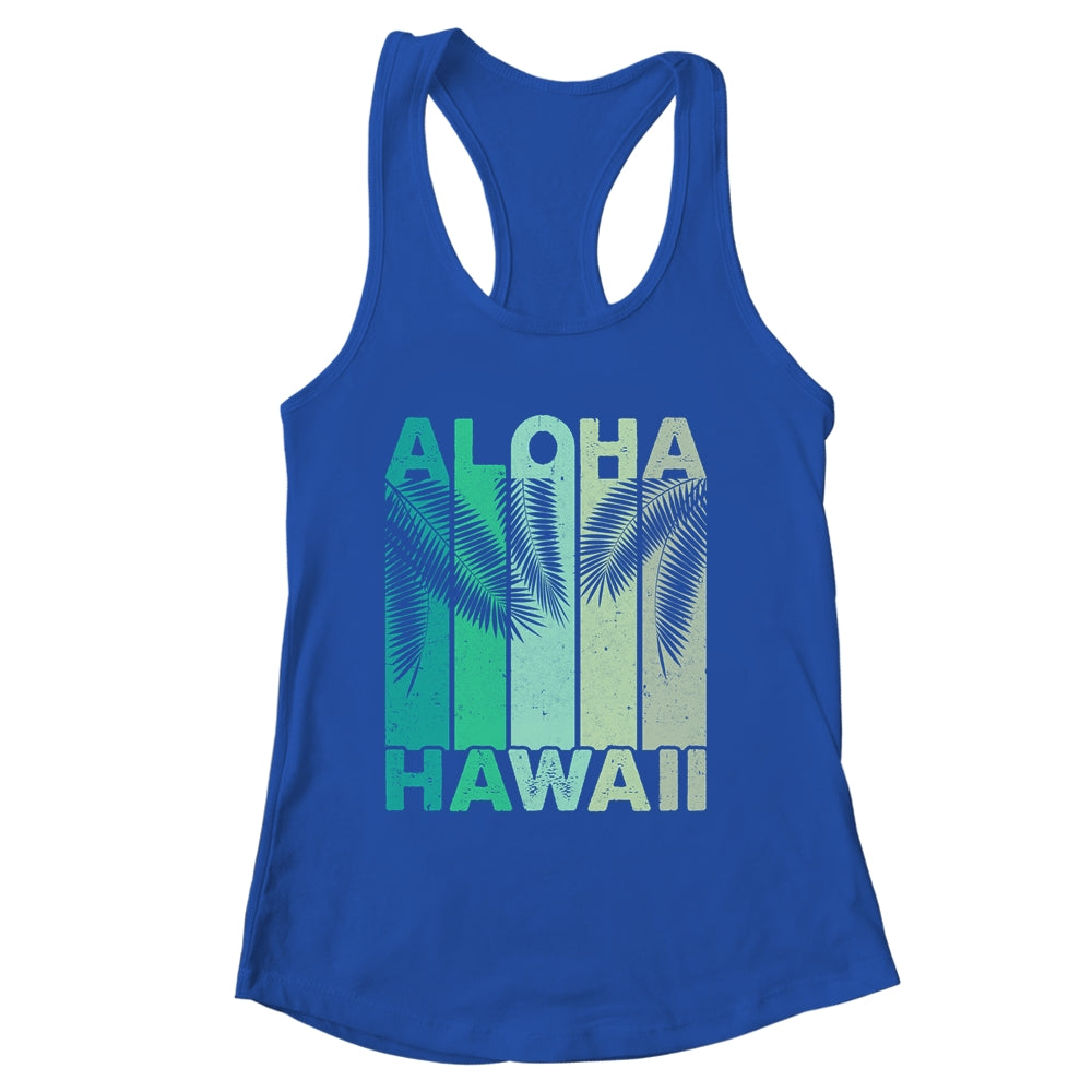 Aloha Hawaii Hawaiian Island Palm Beach Retro Shirt & Tank Top | siriusteestore