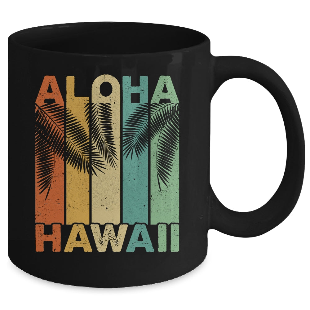 Aloha Hawaii Hawaiian Island Palm Beach Vintage Mug | siriusteestore