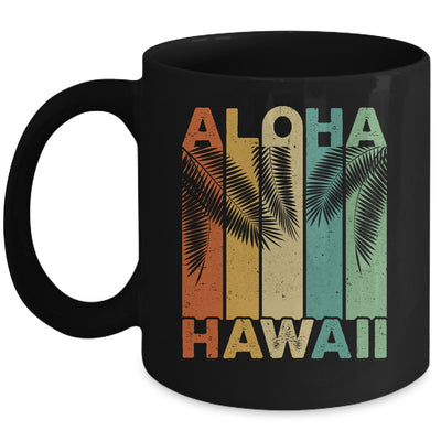 Aloha Hawaii Hawaiian Island Palm Beach Vintage Mug | siriusteestore