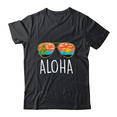 Aloha Hawaii Hawaiian Island Sunglasses Palm Trees Beach Shirt & Tank Top | siriusteestore