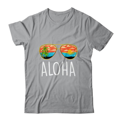Aloha Hawaii Hawaiian Island Sunglasses Palm Trees Beach Shirt & Tank Top | siriusteestore
