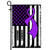Alzheimer's Awareness America Flag Purple Ribbon | siriusteestore